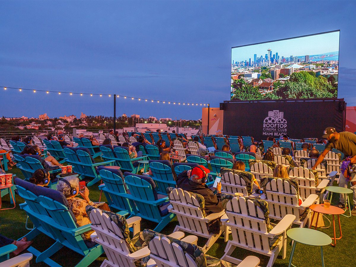 Rooftop Cinema Club South Beach Outdoor Movies in Miami