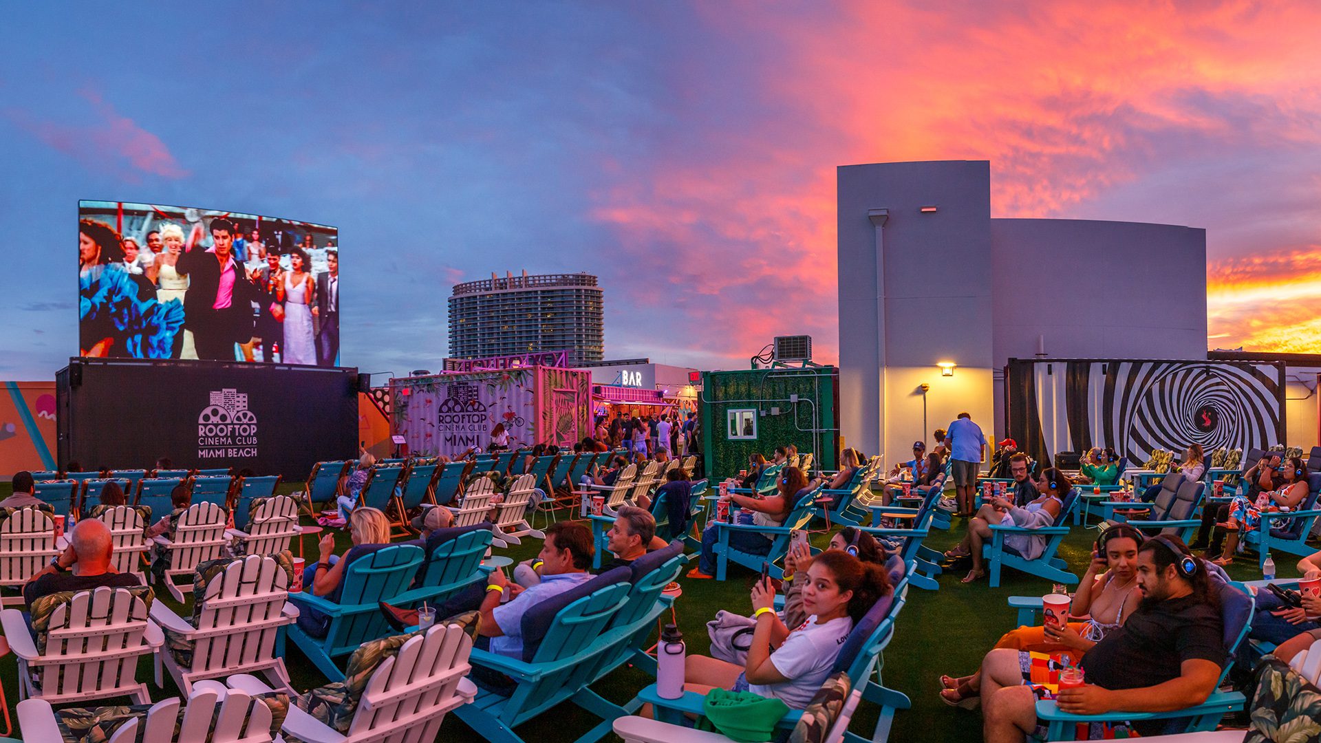 Rooftop Cinema Club South Beach- Outdoor Movies in Miami